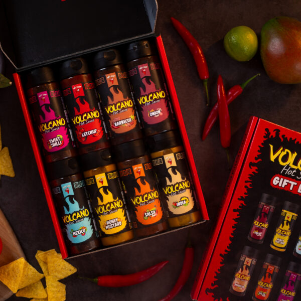 Volcano Hot Sauce Tasting box