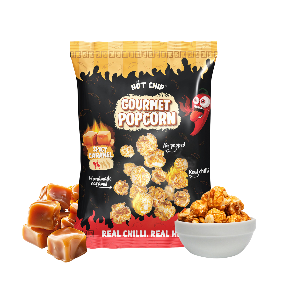 62ce6df9d24adb3450f7477b3bb46c12 Popcorn Spicy Caramel 120 g - Image 1