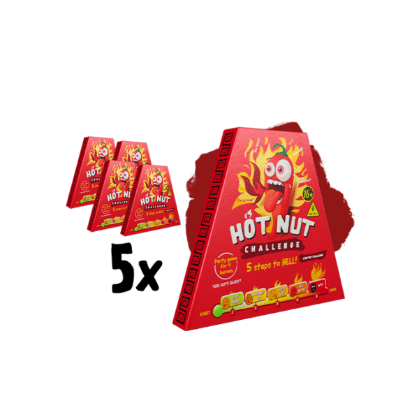5x HOT-NUT Challenge 24 g (7,9 €/tk)