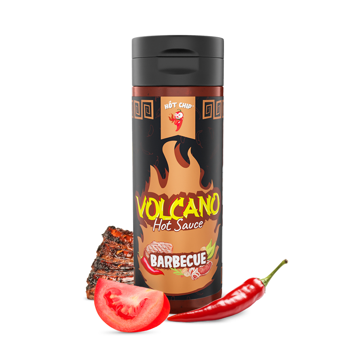 8c1b7709ecfbfa8b30b203d018a649b4 Barbecue Hot Sauce 270 ml - Volcano - Image 1
