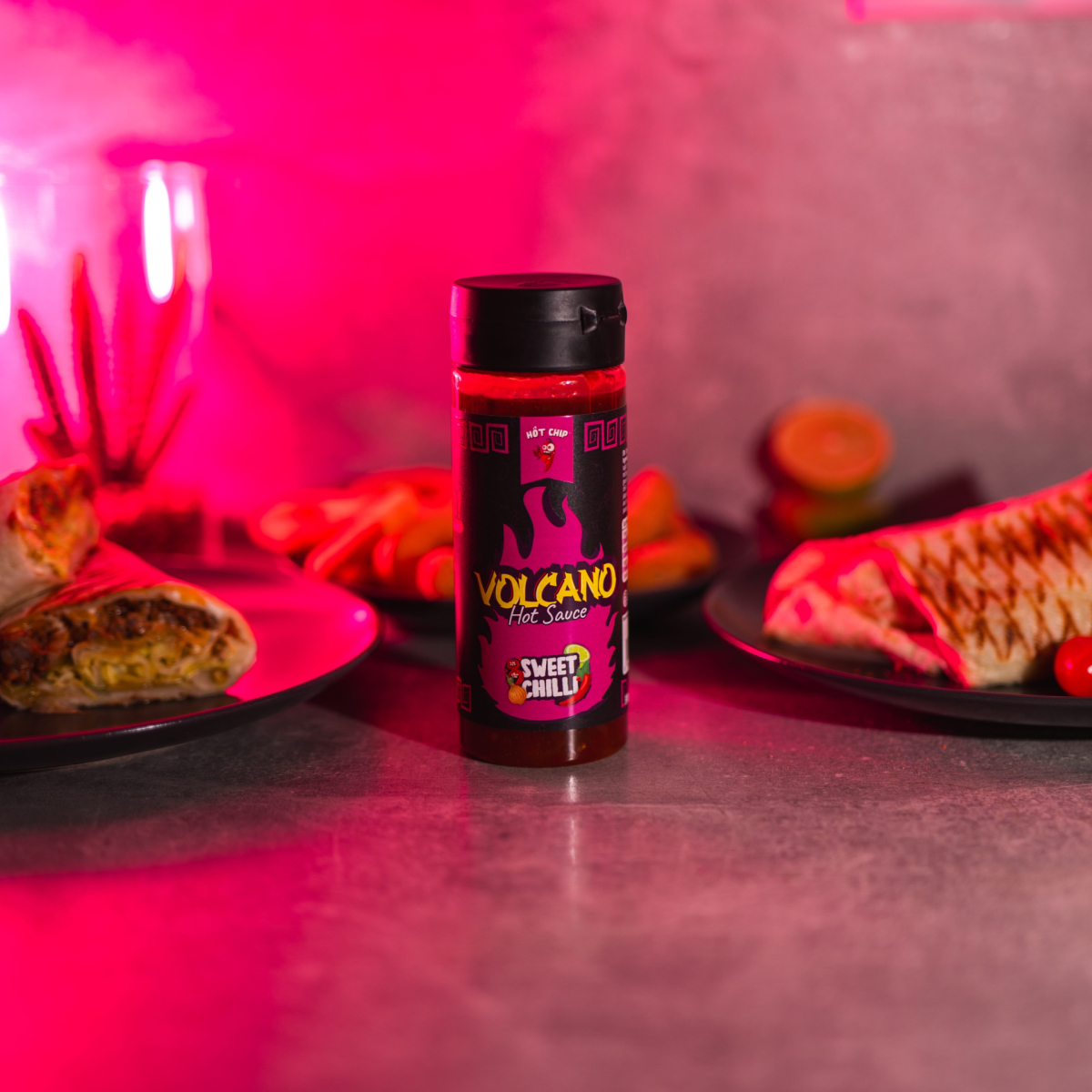 a099fe199836de2673e01bdcd23235c1 Sweet Chilli Hot Sauce 270 ml – Volcano - Image 3