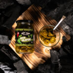 Green Jalapeño peppers sliced in vinegar brine - 330g - Image 2