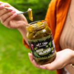 Green Jalapeño peppers sliced in vinegar brine - 330g - Image 4