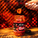 Red Jalapeño peppers sliced in vinegar brine - 330g - Image 2