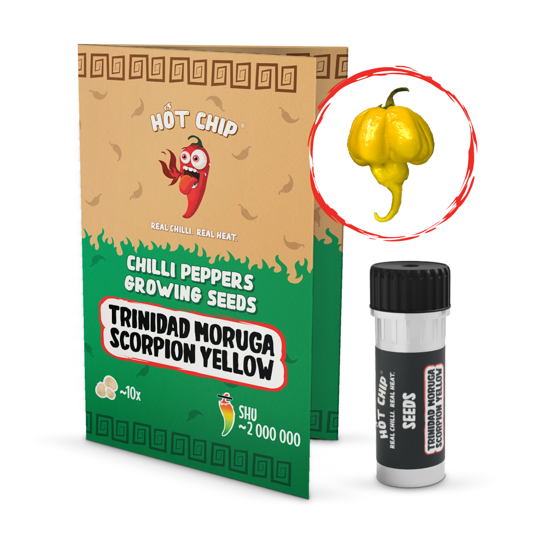 eb333ecb7abdfb3714ec78149a530462 Trinidad Moruga Scorpion Yellow - chili seeds - Image 1