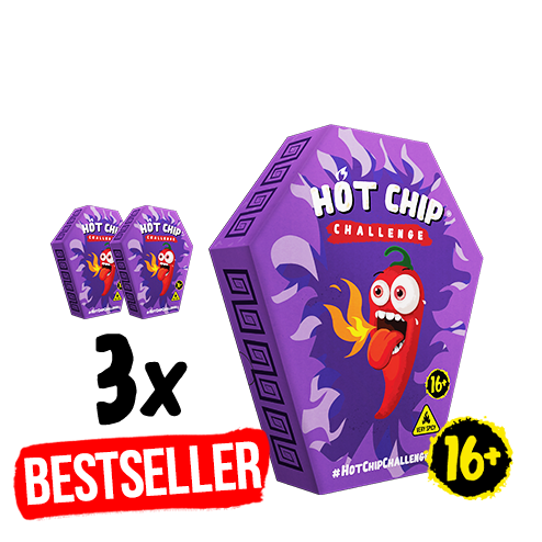 3x HOT-CHIP Challenge Tree Pack 2,5 g (8,9 €/pc)